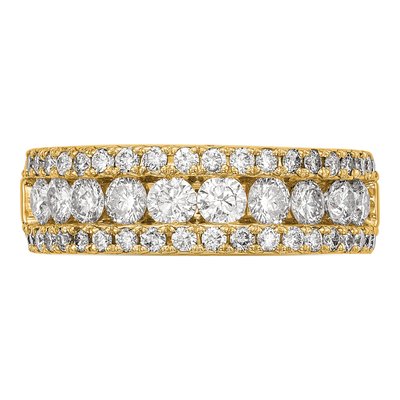 14K Yellow Gold 1 1/2 ct tw Lab-Grown Diamond Fashion Ring – view 6