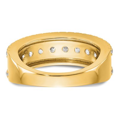 14K Yellow Gold 1 1/2 ct tw Lab-Grown Diamond Fashion Ring – view 7