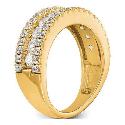 14K Yellow Gold 1 1/2 ct tw Lab-Grown Diamond Fashion Ring – view 8
