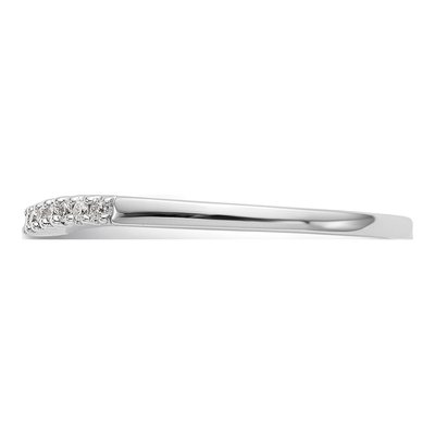 14K White Gold Lab-Grown Diamond Band Set – view 5