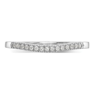 14K White Gold Lab-Grown Diamond Band Set – view 6