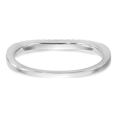 14K White Gold Lab-Grown Diamond Band Set – view 7