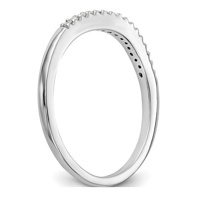 14K White Gold Lab-Grown Diamond Band Set – view 8