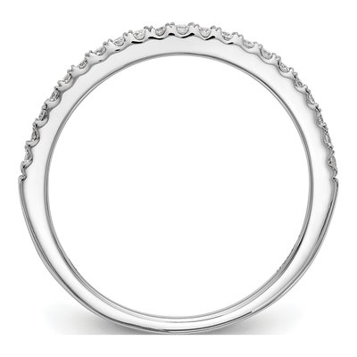 14K White Gold 1/6 ct tw Diamond Wedding Band – view 2
