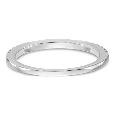14K White Gold 1/6 ct tw Diamond Wedding Band – view 5