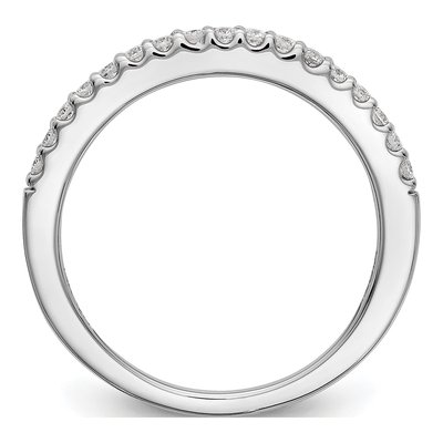 14K White Gold 1/3 ct tw Lab-Grown Diamond Wedding Band – view 3