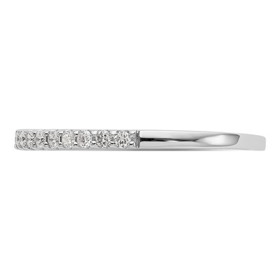 14K White Gold 1/3 ct tw Lab-Grown Diamond Wedding Band – view 4