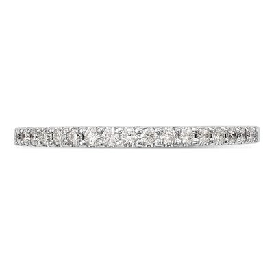 14K White Gold 1/3 ct tw Lab-Grown Diamond Wedding Band – view 5