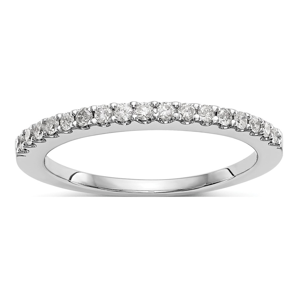 14K White Gold 1/3 ct tw Lab-Grown Diamond Wedding Band
