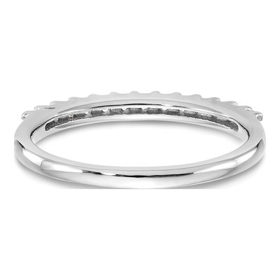 14K White Gold 1/4 ct tw Lab-Grown Diamond Wedding Band – view 6