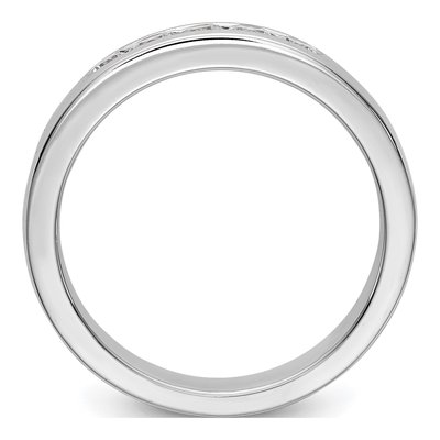 14K White Gold 0.29 ct tw Lab-Grown Diamond Wedding Band – view 2