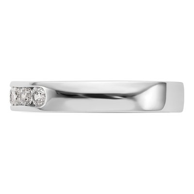 14K White Gold 0.29 ct tw Lab-Grown Diamond Wedding Band – view 3