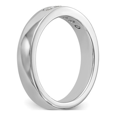 14K White Gold 0.29 ct tw Lab-Grown Diamond Wedding Band – view 6