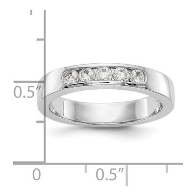 14K White Gold 0.29 ct tw Lab-Grown Diamond Wedding Band – view 7