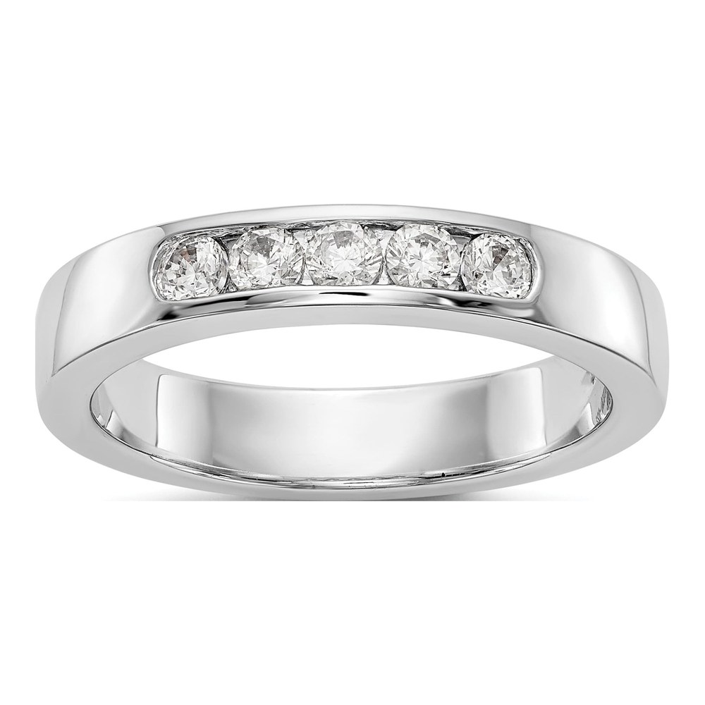 14K White Gold 0.295 ct Lab Grown Diamond Band