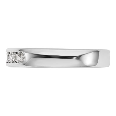 14K White Gold 0.45 ct tw Lab-Grown Diamond Channel Wedding Band – view 3