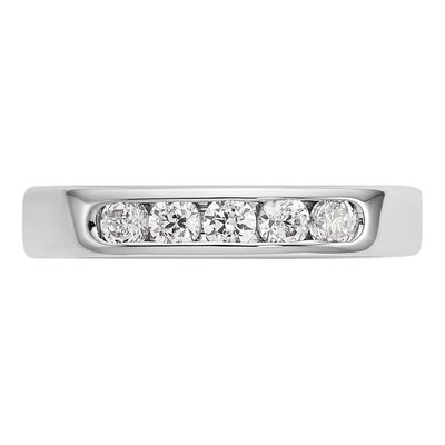 14K White Gold 0.45 ct tw Lab-Grown Diamond Channel Wedding Band – view 4
