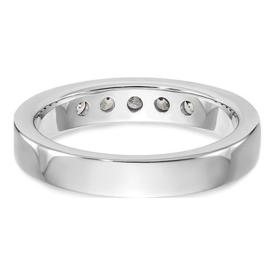 14K White Gold 0.45 ct tw Lab-Grown Diamond Channel Wedding Band – view 5