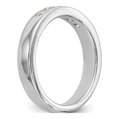 14K White Gold 0.45 ct tw Lab-Grown Diamond Channel Wedding Band – view 6