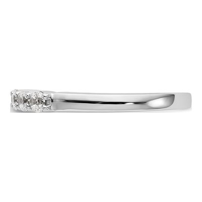 14K White Gold 1/3 ct tw Lab-Grown Diamond Five Ring – view 3