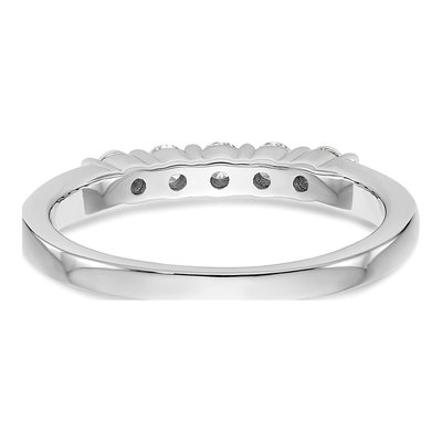 14K White Gold 1/3 ct tw Lab-Grown Diamond Five Ring – view 5