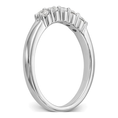 14K White Gold 1/3 ct tw Lab-Grown Diamond Five Ring – view 6