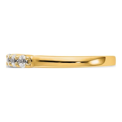 14K Yellow Gold 1/3 ct tw Lab-Grown Diamond Five Ring – view 3