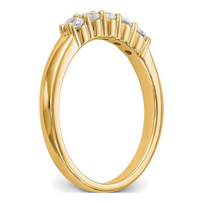 14K Yellow Gold 1/3 ct tw Lab-Grown Diamond Five Ring – view 6