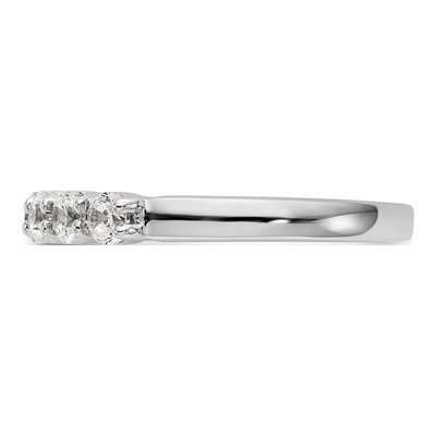 14K White Gold 1/2 ct tw Lab-Grown Diamond Five Ring – view 4