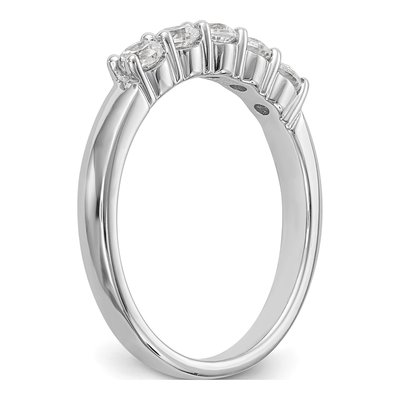 14K White Gold 1/2 ct tw Lab-Grown Diamond Five Ring – view 7