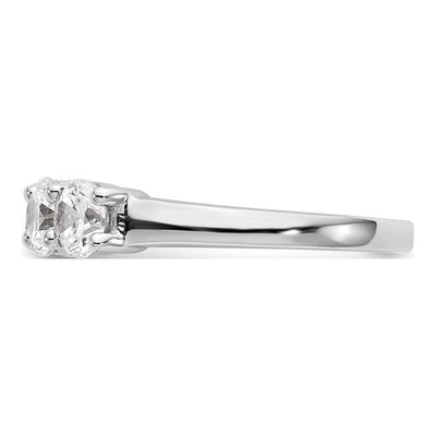 14K White Gold 1 7/8 ct tw Lab-Grown Diamond 5-Stone Ring – view 4