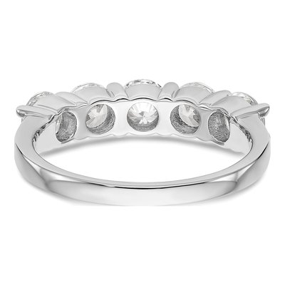 14K White Gold 1 7/8 ct tw Lab-Grown Diamond 5-Stone Ring – view 6