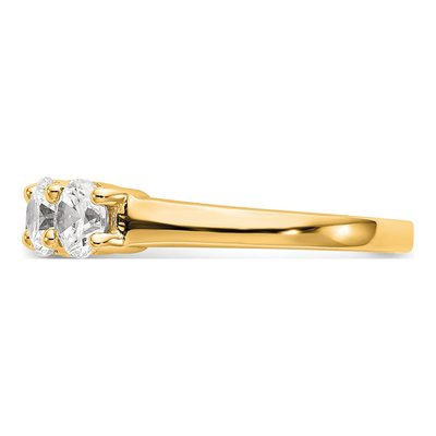 14K Yellow Gold 1 7/8 ct tw Lab-Grown Diamond Five Ring – view 3