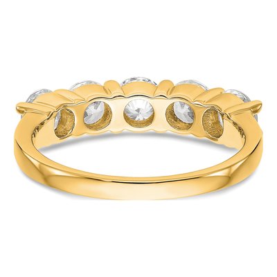 14K Yellow Gold 1 7/8 ct tw Lab-Grown Diamond Five Ring – view 5