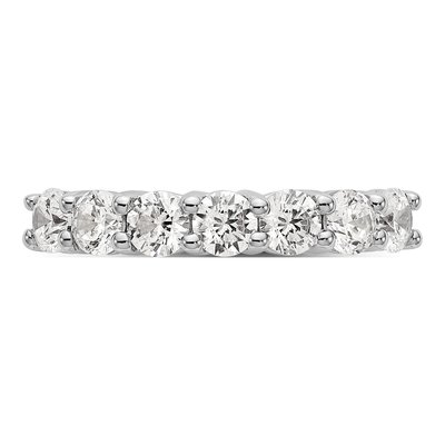 14K White Gold 3/4 ct tw Lab-Grown Diamond Wedding Band – view 5