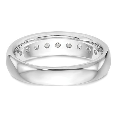 14K White Gold 3/4 ct tw Lab-Grown Diamond 9-Stone Wedding Band – view 6