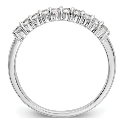 14K White Gold 1 ct tw Lab-Grown Diamond Ten-Stone Wedding Band – view 3