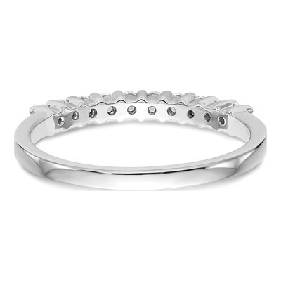 14K White Gold 1 ct tw Lab-Grown Diamond Ten-Stone Wedding Band – view 6