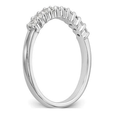 14K White Gold 1 ct tw Lab-Grown Diamond Ten-Stone Wedding Band – view 7