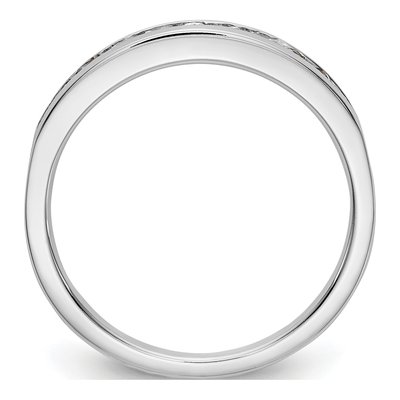14K White Gold 1/3 ct tw Lab-Grown Diamond Channel Wedding Band – view 4