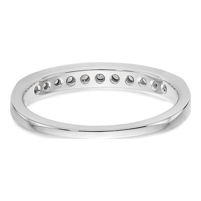 14K White Gold 1/3 ct tw Lab-Grown Diamond Channel Wedding Band – view 7