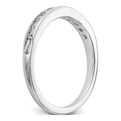 14K White Gold 1/3 ct tw Lab-Grown Diamond Channel Wedding Band – view 8