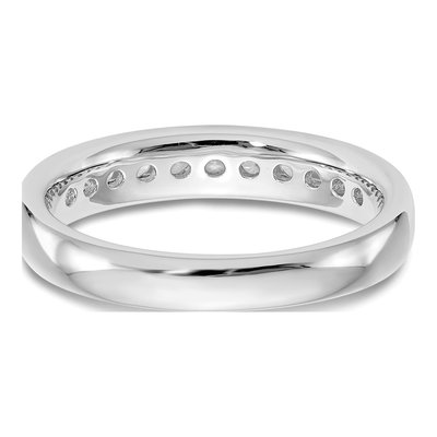 14K White Gold 1/4 ct tw Lab-Grown Diamond Channel Wedding Band – view 6