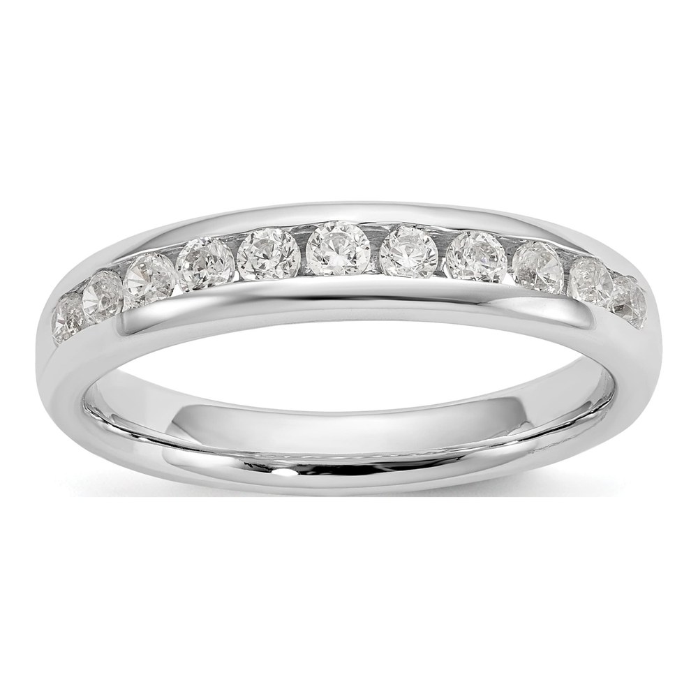 14K White Gold 0.44 ct Lab Grown Diamond Channel Band