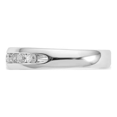 14K White Gold 1/2 ct tw Lab-Grown Diamond Channel Wedding Band – view 4
