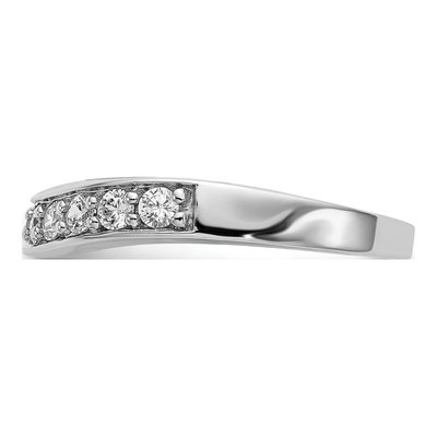 14K White Gold 1/2 ct tw Diamond Wedding Band – view 3