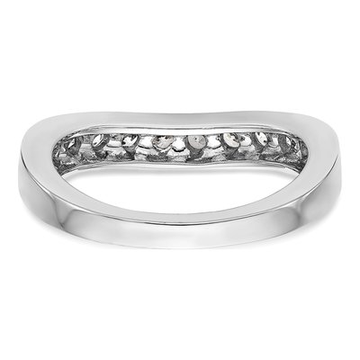 14K White Gold 1/2 ct tw Diamond Wedding Band – view 5