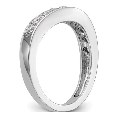 14K White Gold 1/2 ct tw Diamond Wedding Band – view 6