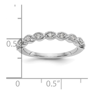 14K White Gold 1/10 ct tw Lab-Grown Diamond Fashion Ring – view 4
