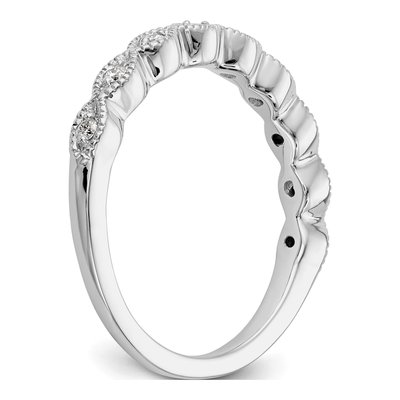 14K White Gold 1/10 ct tw Lab-Grown Diamond Fashion Ring – view 8